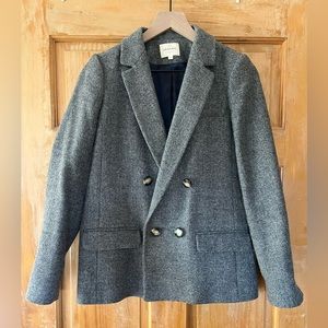 Sézane Christie Jacket - Mottled Grey - US 2 (FR size 34)